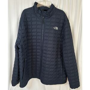 The North Face ThermoBall Jacket Mens XXXL Blue Quilted Puffer Lightweight